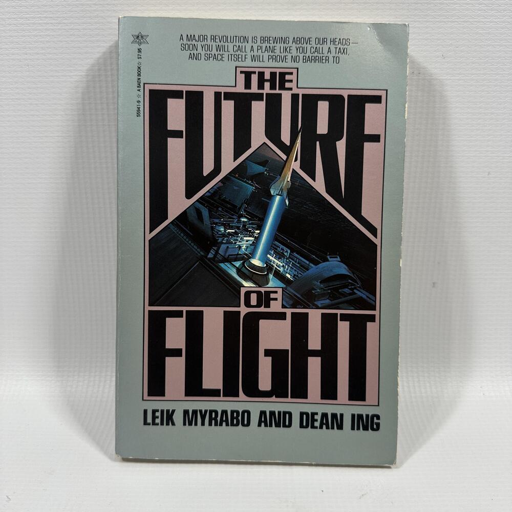Vintage 1985 The Future Of Flight Leik Myrabo Dean Ing PB Aviation Space Tech